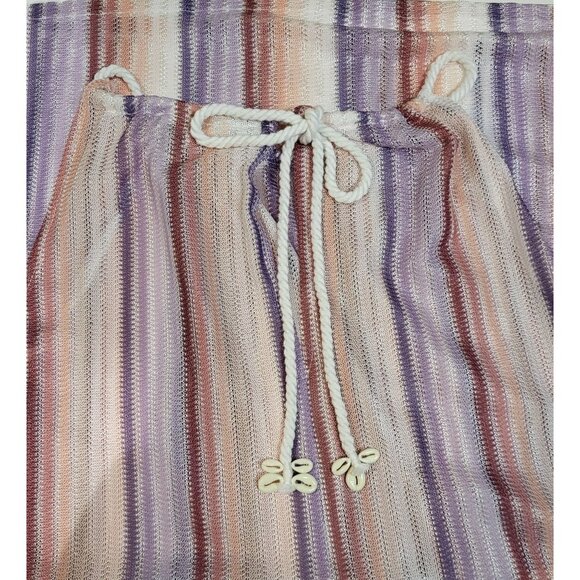 Haute Hippie Style Boho Sheer Dress Beach Swim Cover-up Womens Large - Picture 4 of 10